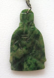 Art Deco Jade Buddha Necklace with 14K Clasp - D & L  Vintage 