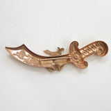 Gold-Filled Masonic Sword Brooch/Pin - D & L  Vintage 